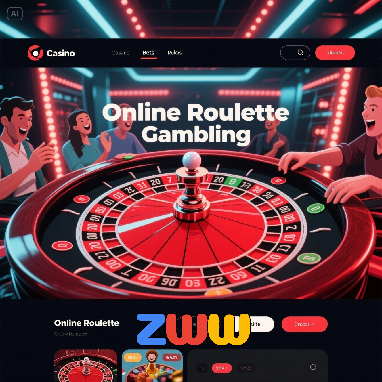 ZWW:A sorte está na roleta! Aposte e ganhe agora!